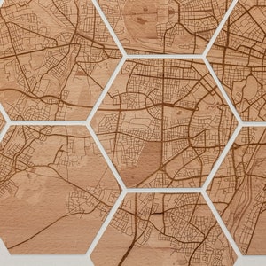 Wooden Map of the City»‎ – Real Estate Store