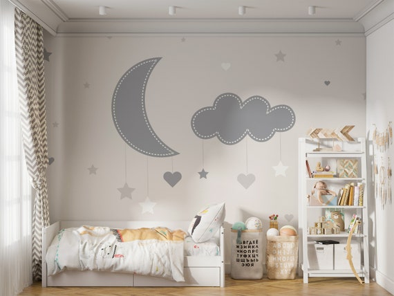 Blush Clouds Daydream  elegant wall mural  Photowall