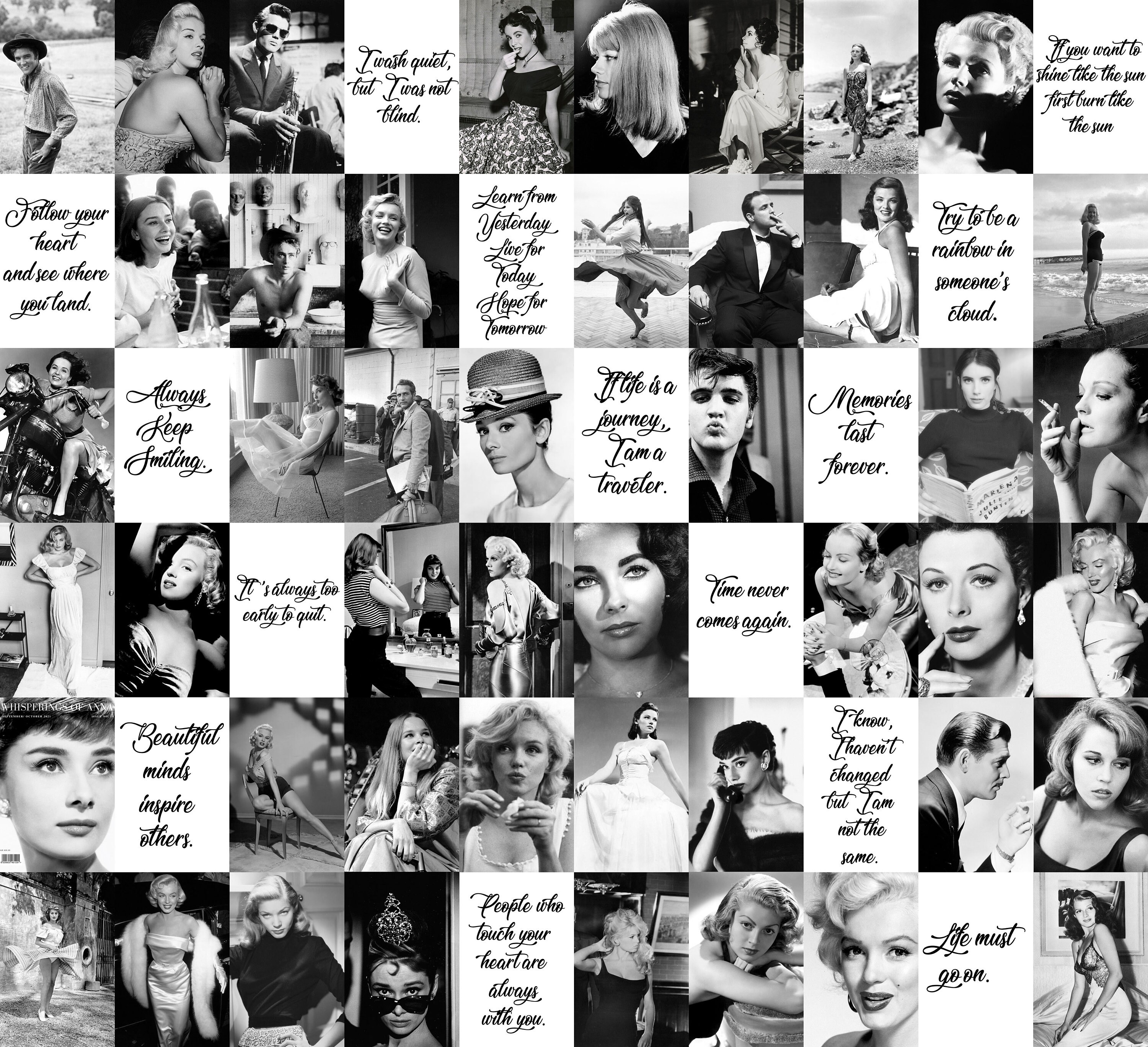 Famous Black And White Collage