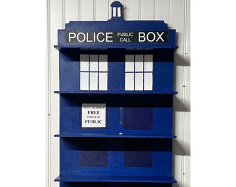 Doctor Who Display - TARDIS Display - T.A.R.D.I.S. Shelves - Funko Pop Shelves - Handmade