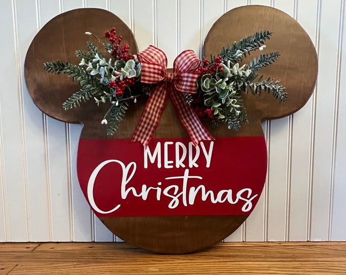 Christmas Mickey Mouse Decor 