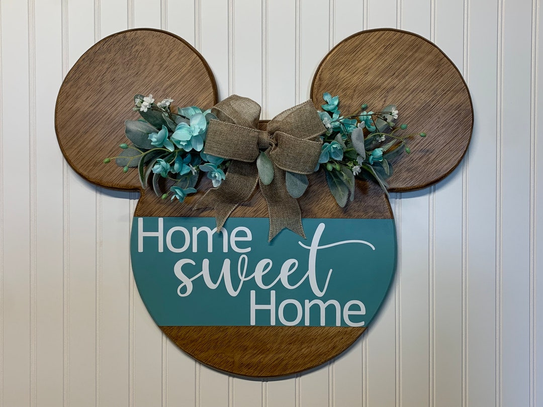 Mickey Mouse Home Decor Mickey Mouse Decor Mickey Mouse Wall Etsy