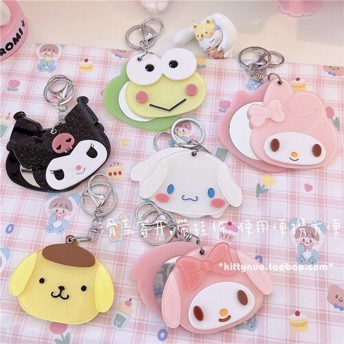 Cute Compact Mirror Kawaii Pocket Purse Travel Makeup Mirror Etsy