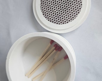 Round Matchbox Home Decor Eco-Friendly Jesmonite