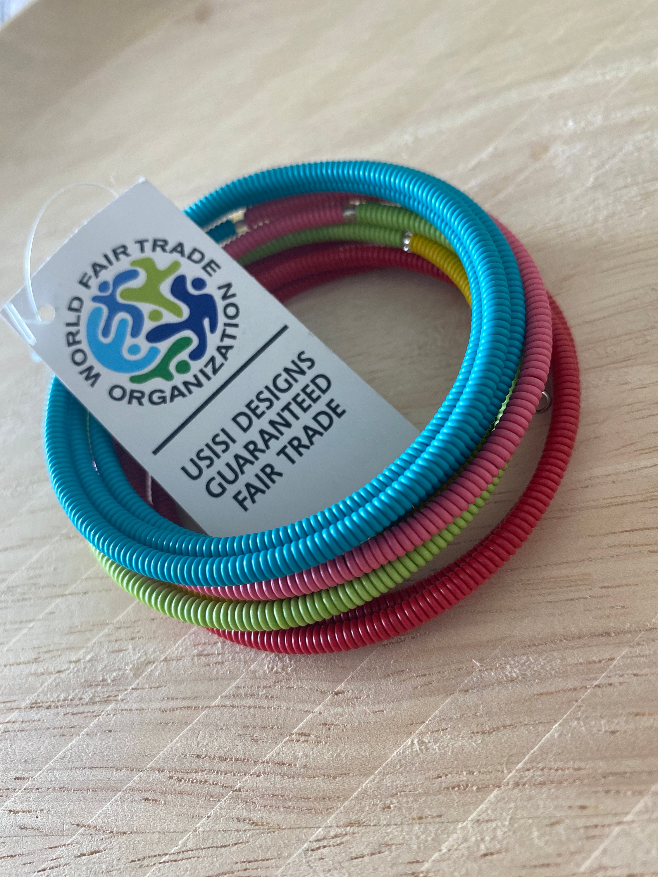 Rianbow Phone Wire Bracelet Etsy