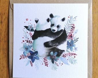 Pandas postcard