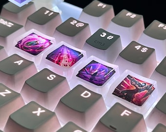 Artisan Jhin Lol Keycaps: Champion Abilities, OEM Profile