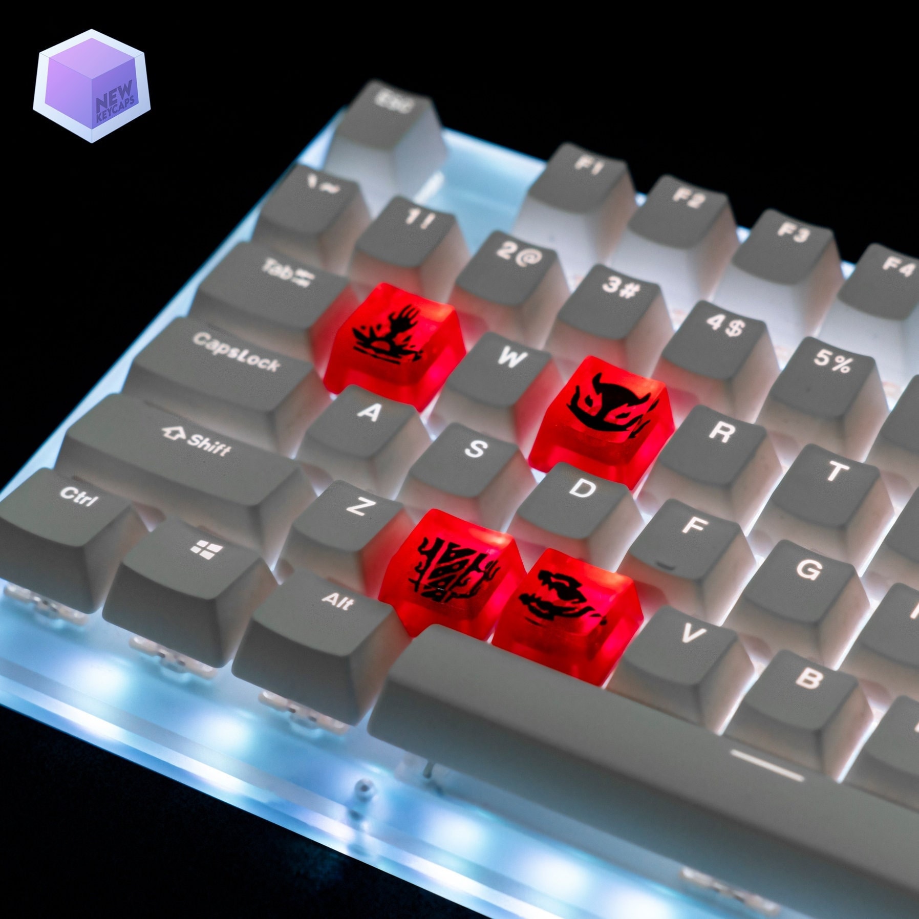 Artisan FADE Set Keycaps Valorant Keycaps Agent Abilities OEM 