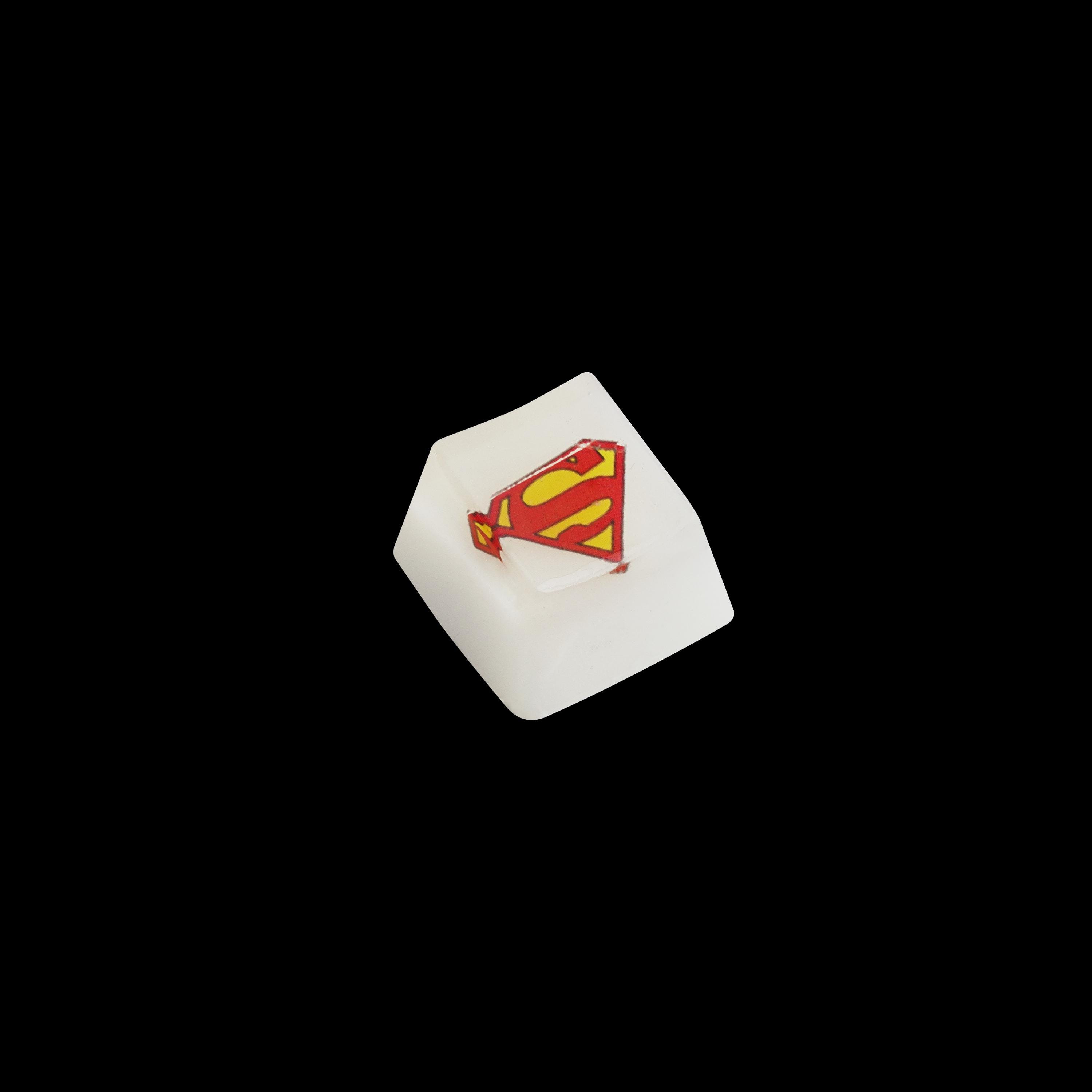 Handmade Superman Resin Keycap –artisan Keyboard Key - Etsy
