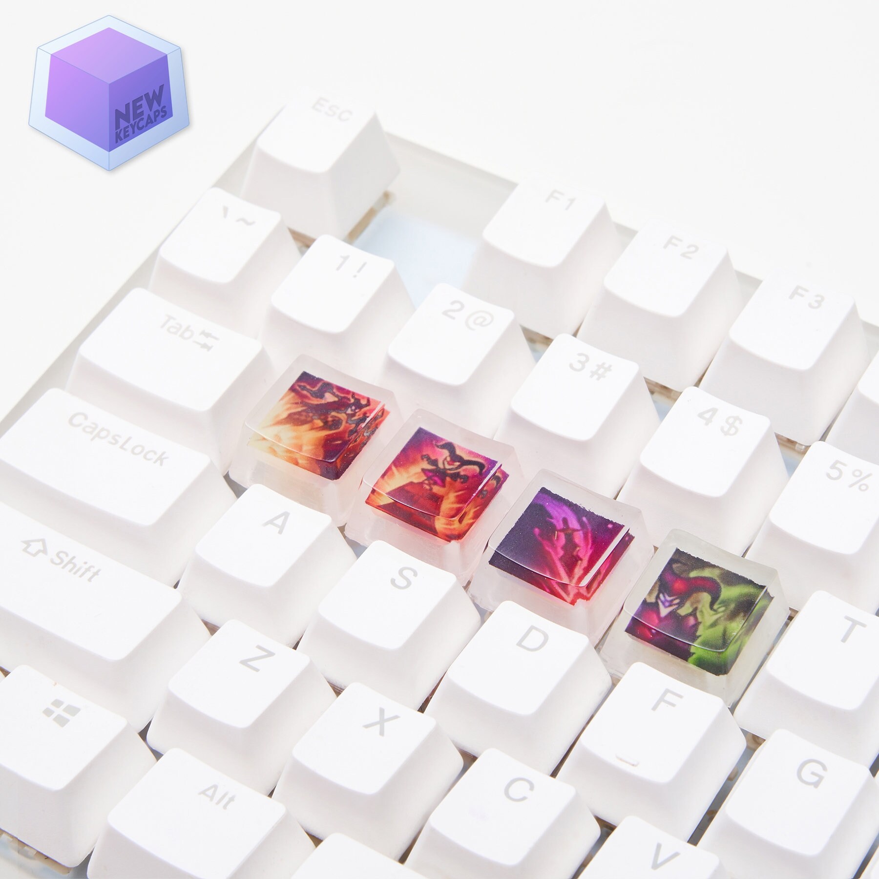 Artisan Shaco Set Keycaps Lol Keycaps Champion Abilities OEM Profile ...