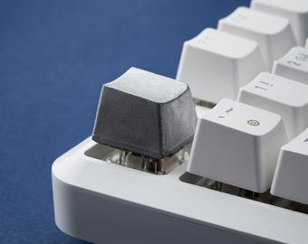 Handmade Silver Plated Artisan Keycap - Cherry MX, Resin Epoxy