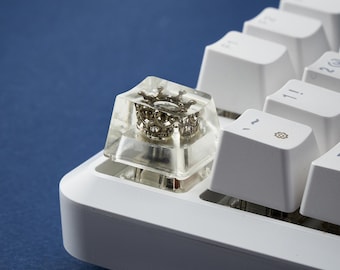 Crown Artisan Keycap: Backlit Cherry MX Keyboard