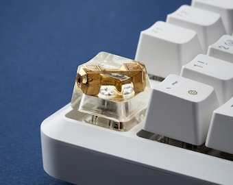 Dumbbell Artisan Keycap: Backlit Cherry MX Keyboard