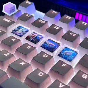 Handgefertigte Artisan Zed Tastenkappen für League of Legends