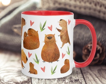 Capybara Mug: Capybara Lover Gift, Cappy Birthday Coffee Cup