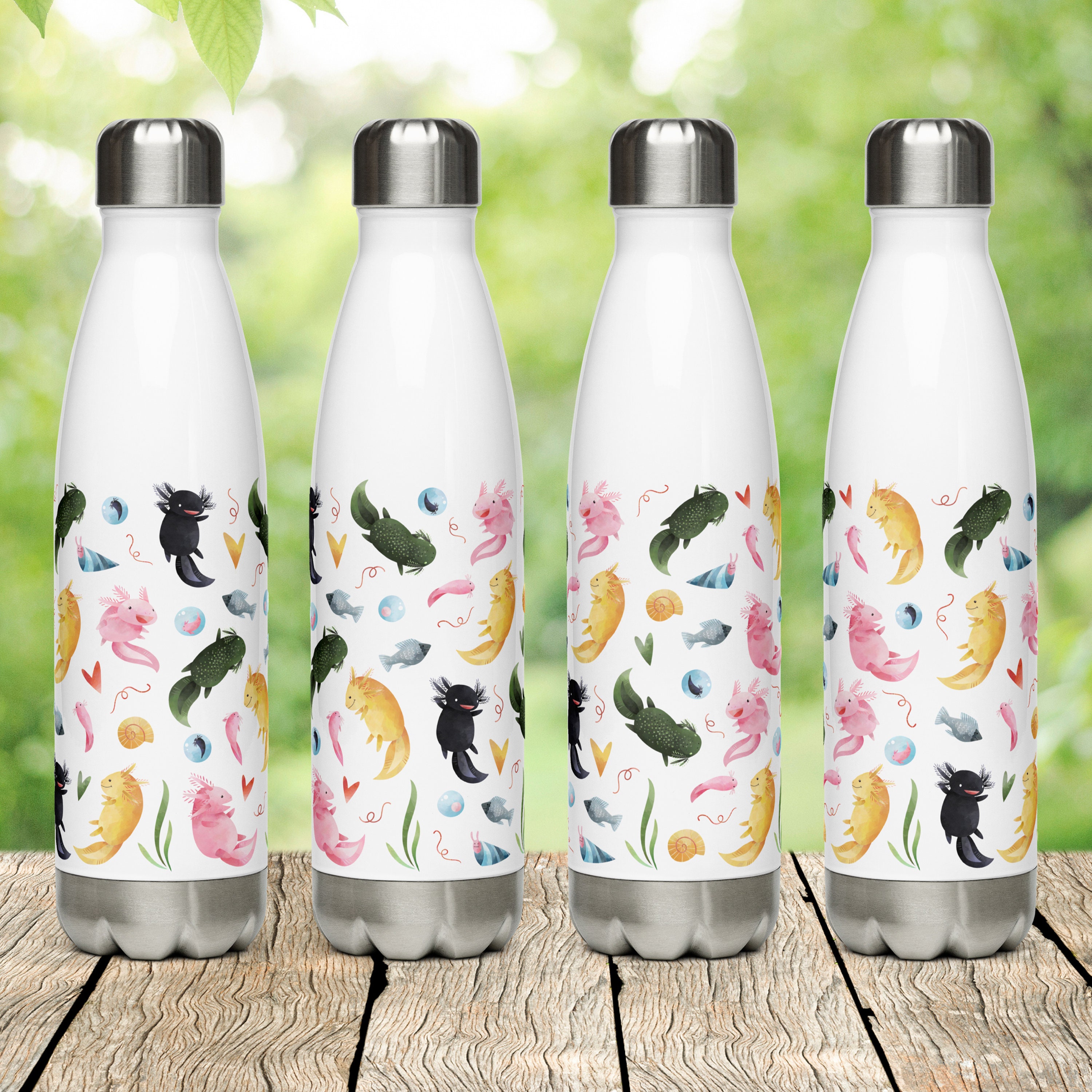 Pack of 2 Cute Thermos Water Bottle - 5 Oz Mini Insulated Stainless Steel  Bottle - Keeps Cold for 12 hours, Hot for 6 hours, Perfect for Purse or  Kids