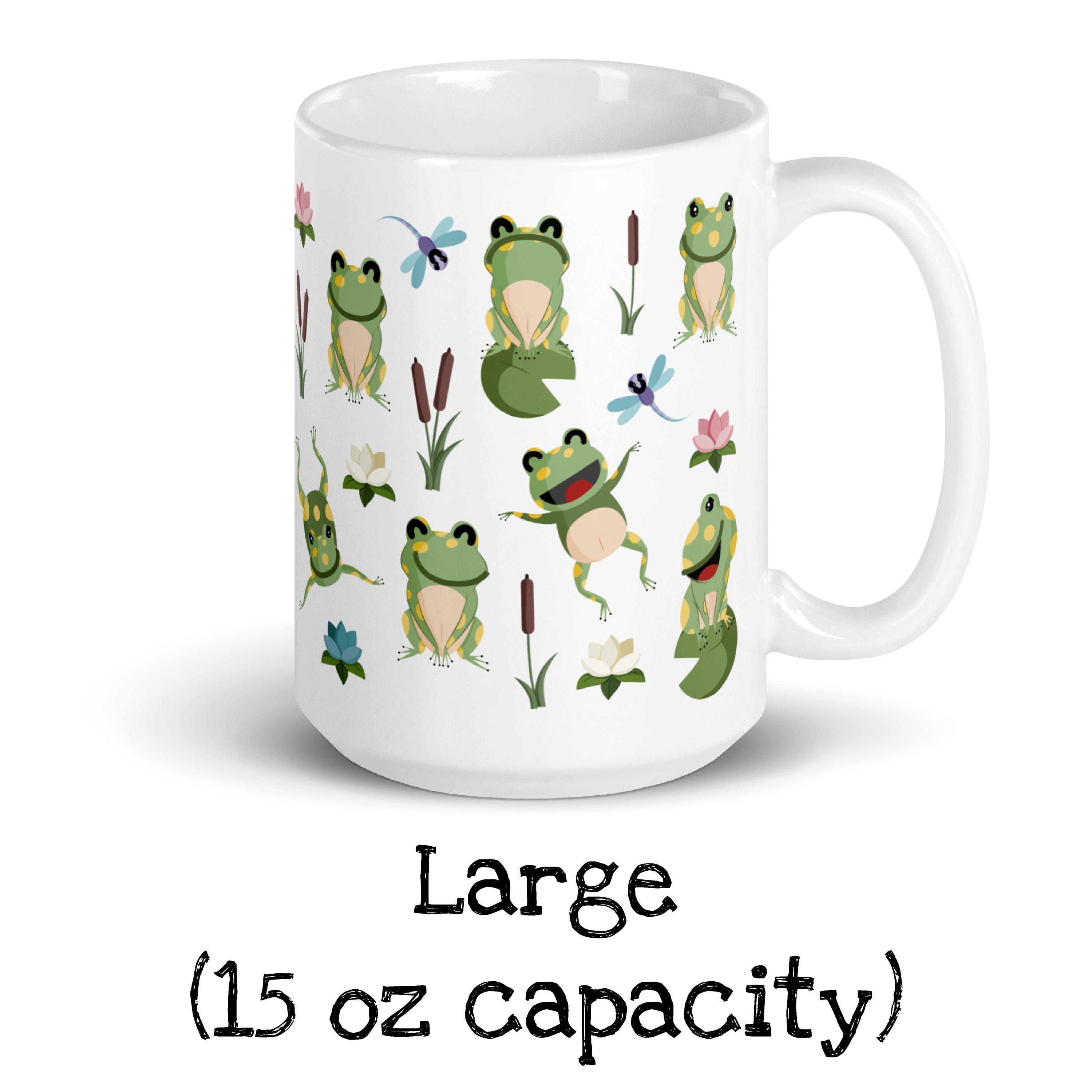 Tazza Rana Divertente Con Mucche E Disegni - Regalo Originale Per Amanti Delle Rane - PollyannaPoops