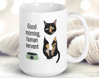 べっ甲柄の猫マグカップ：猫好きへの贈り物