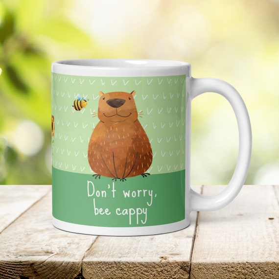 Capybara Mug, Positive Mindset Mug