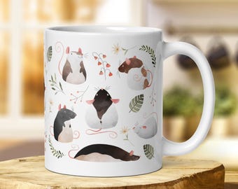 Rat Lover Coffee Mug: Ceramic Mug for Rat Owners