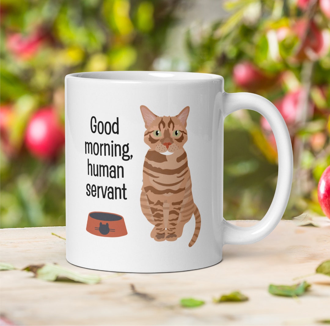 Ginger Cat Mug, Orange Tabby Cat Gift, Gift From the Cat, Funny Cat