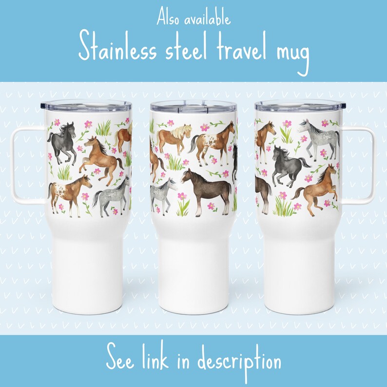 Horse Lover Mug: Equestrian Gift, Ceramic Horse Breed Coffee Cup image 11