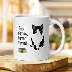 Tuxedo Katzentasse: Lustiges Geschenk für Katzen Mama oder Papa