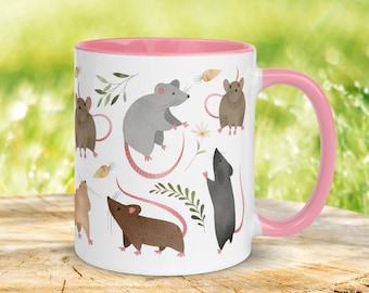 Rat Mug, Pet Rat Owner Gift