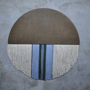 Half Moon Decor Boho Wall Decor Macrame Large Wooden Wall Hanging Decor ...