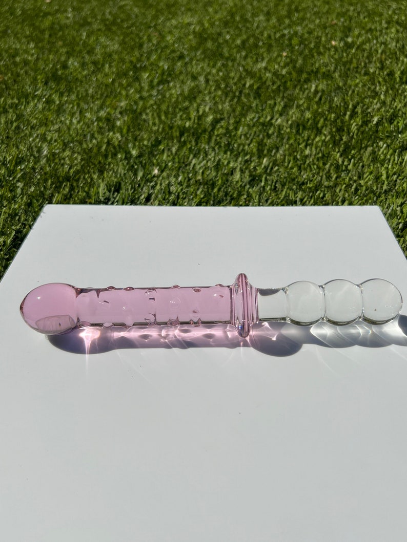 Two Sided Crystal Wand - Glass Dildo - Tentacle Fantasy Dildo For Women - Anal Cosplay Wand - Butt Plugs For Men -Discreet Shipping! 