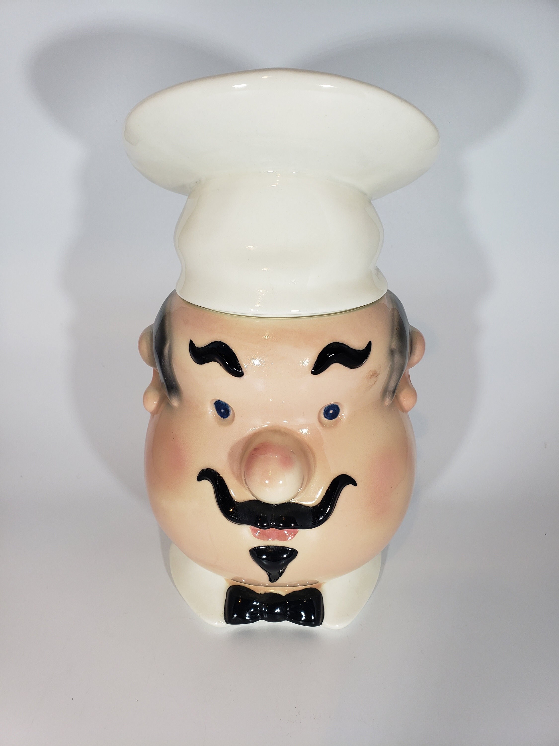 COOKIE JAR Metlox Vintage Poppytrail Jolly Chef Cook Etsy