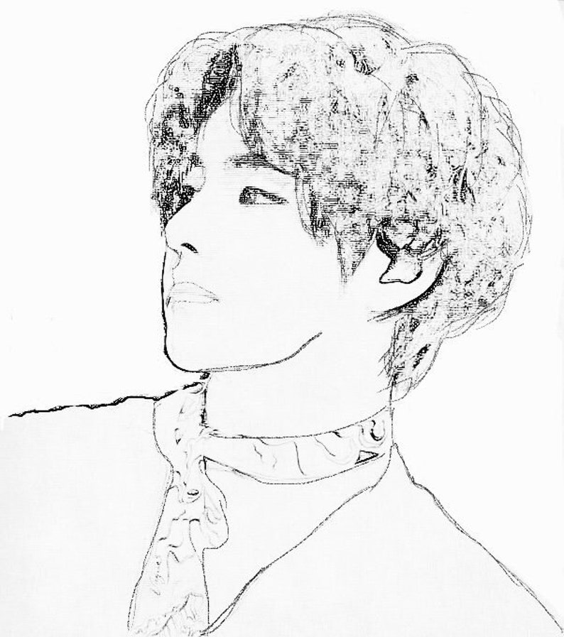 Kpop BTS V Coloring Page | Etsy UK