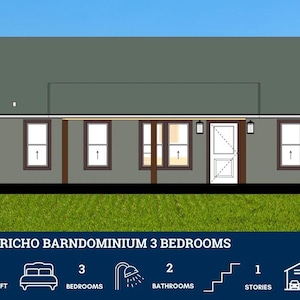 PL-71003 Jericho Barndominium House Plan