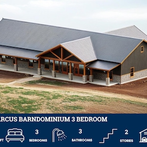 LP-2802 Marcus Barndominium House Plans
