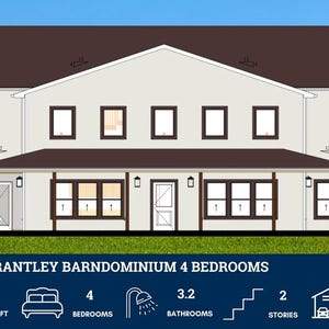 PL-62832 Brantley Barndominium House Plan