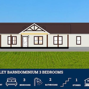 PL-71002 Riley Barndominium House Plan