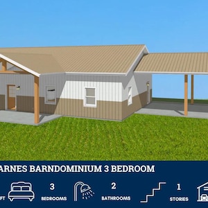 LP-3205 Starnes Barndominium House Plan