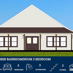 PL-60401 Robin Barndominium House Plan
