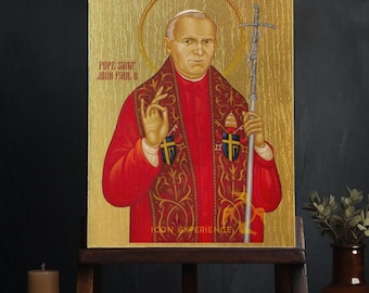 San Papa Giovanni Paolo II Iconografia bizantina Arte cristiana