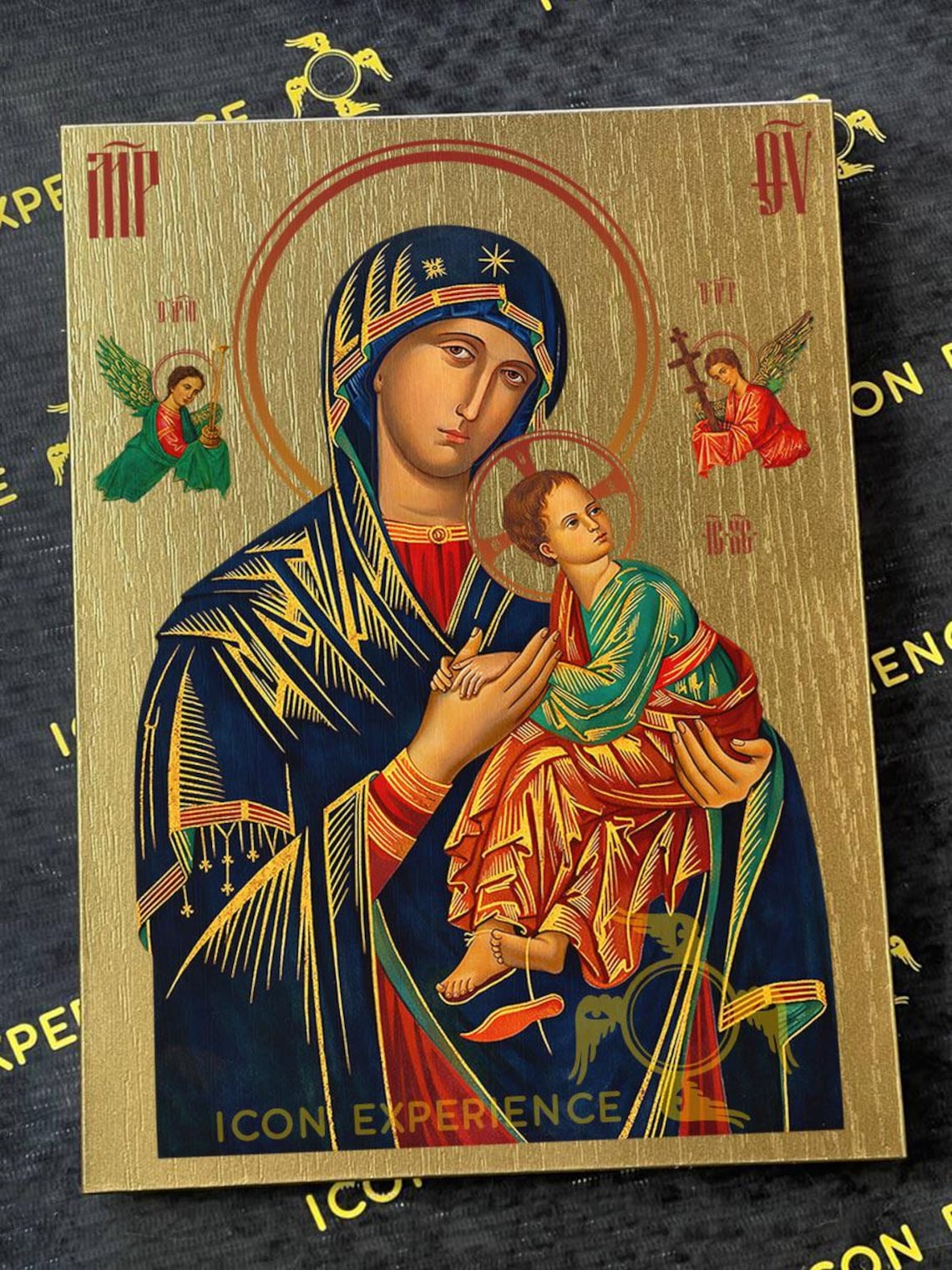 Our Lady of Perpetual Help Byzantine Iconography Christian Art - Etsy