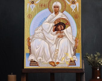 Holy Mother of Humility Byzantine Iconography Christian Art