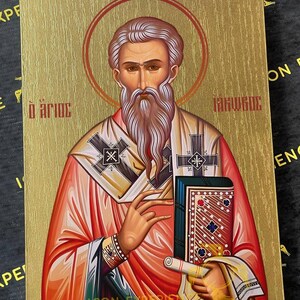 Saint James the Greater Apostle Iconography Christian Art Gift Natural ...