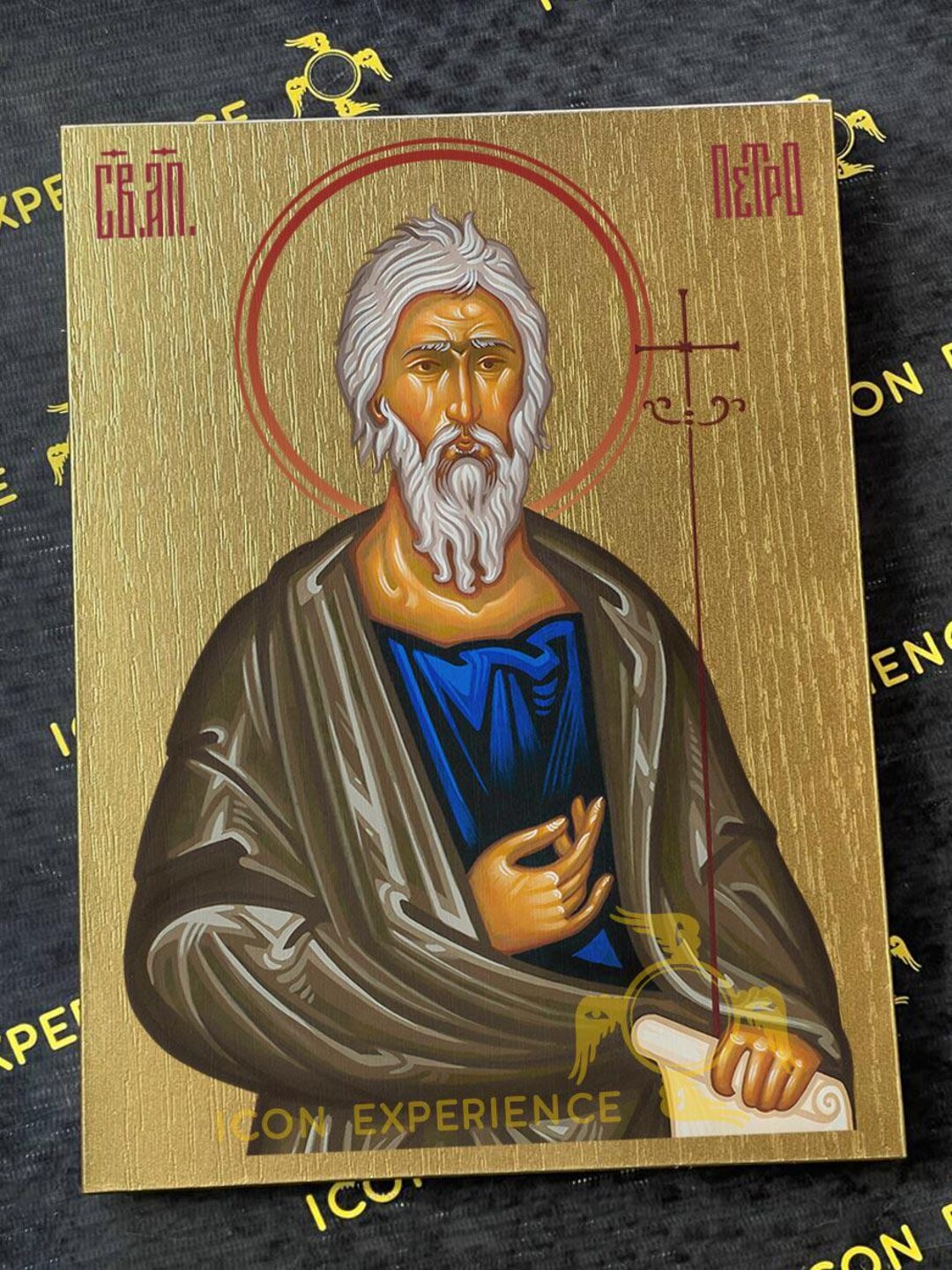 Saint Peter the Apostle Iconography Christian Art Gift Natural UV ...