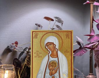 Our Lady of Fátima Sacral Byzantine Iconography Art Christian Gift Religious Home Decoration