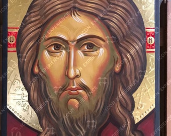 Holy Face of Jesus Christ, Hand-painted  Icon, Byzantine Greek Orthodox Iconography, Gift for Family,Christian Sacral Art,The Face of Christ