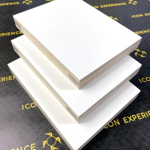 Gessoed flat icon boards 20х15 (7.87&quot; x 5.90&quot;)