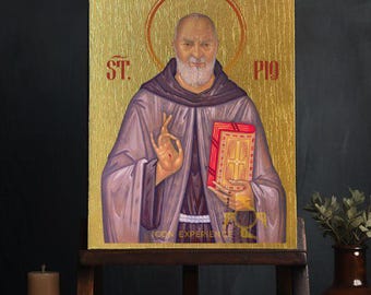 Saint Padre Pio of Pietrelcina Byzantine Iconography Christian Art