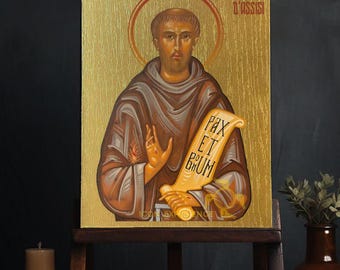 Saint Francis of Assisi Byzantine Iconography Christian Art