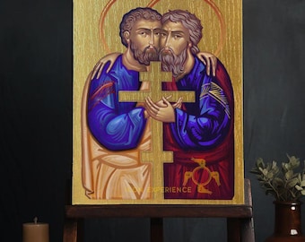 Santi Pietro e Andrea Apostoli Iconografia bizantina Arte cristiana