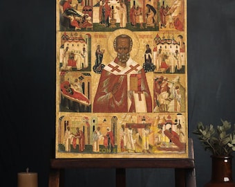 Life of Saint Nicholas Byzantine Iconography Christian Art